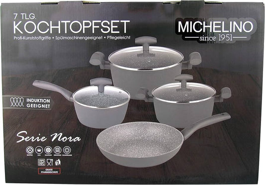 Michelino Serie Nora – комплект тенджери и тиган 7 части