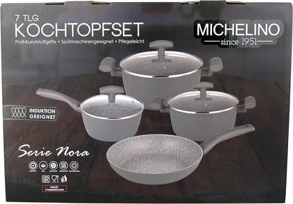 Michelino Serie Nora – комплект тенджери и тиган 7 части