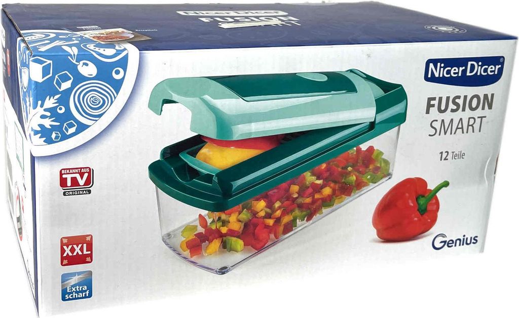 Промо Комплект: Мултифункционален Nicer Dicer 12 части + Комплект ножове Royalty Line 8 части