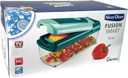 Промо Комплект: Мултифункционален Nicer Dicer 12 части + Комплект ножове Royalty Line 8 части