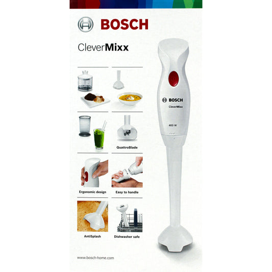 Bosch CleverMixx пасатор 400W – комплект с чопър и мерителна чаша