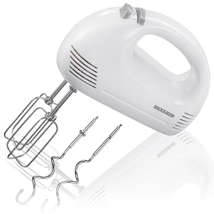 Ръчен миксер SEVERIN 200W – 5 скорости с бъркалки и куки за тесто